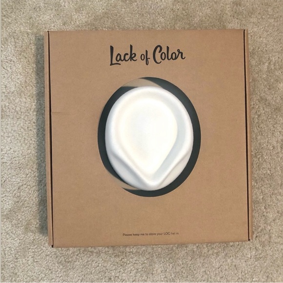 Lack Of Color Ivy Beverly Fedora Hat In White. NWT! Sz S (55cm) & M (57cm) - Picture 14 of 16